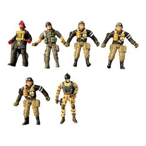 Chap MEI Action Figures Soldiers 3.75" 6 Figures